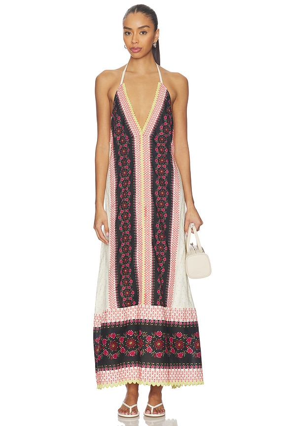 view 1 of 3 Cubana Maxi Dress in Ivory Combo