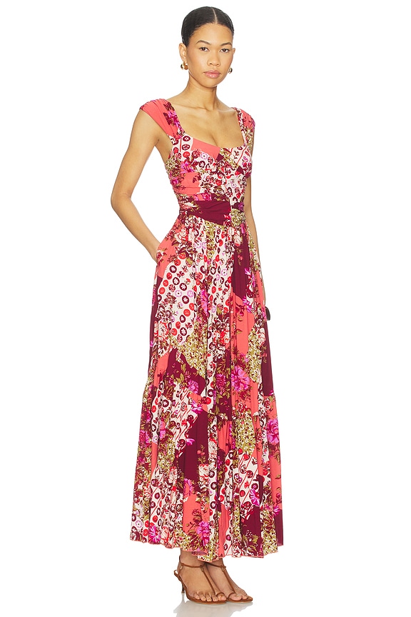 view 2 of 3 Sasha Maxi Dress in Strawberry Combo
