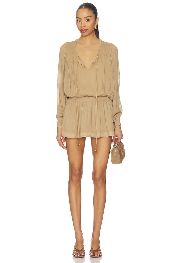 view 1 of 3 Sunbeam Mini Dress in Tannin