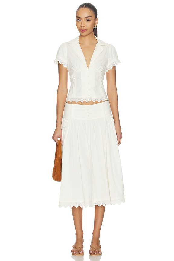 view 1 of 8 CONJUNTO IN YOUR EYES in White