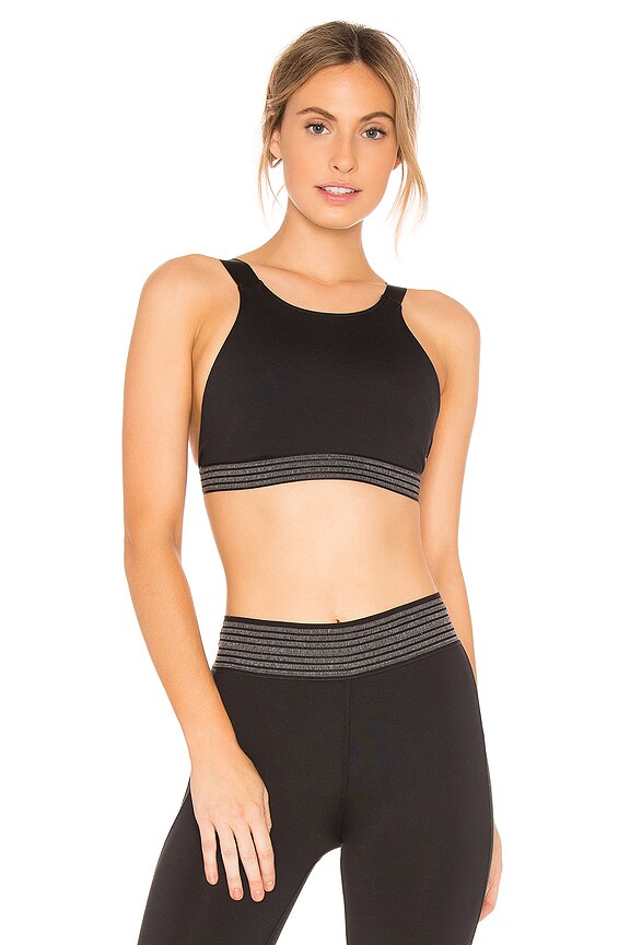 view 1 of 4 Movement Perfect Practice Macrame Bra in Black