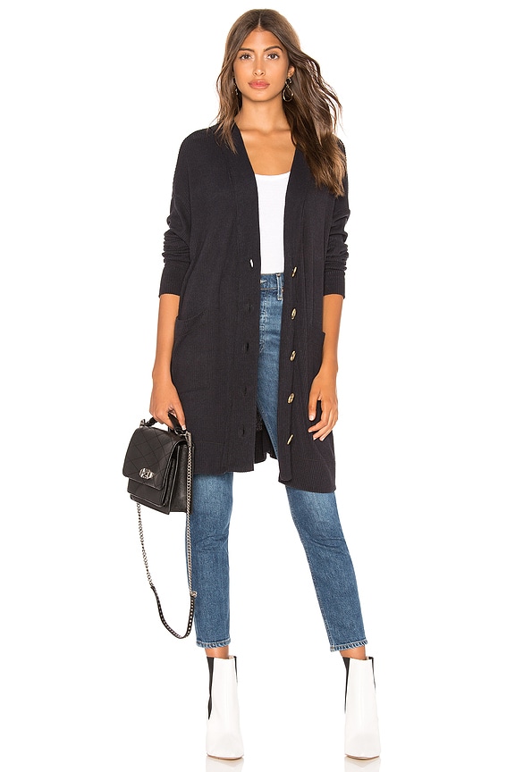 view 2 of 4 Sleepy Rib Robe in Black