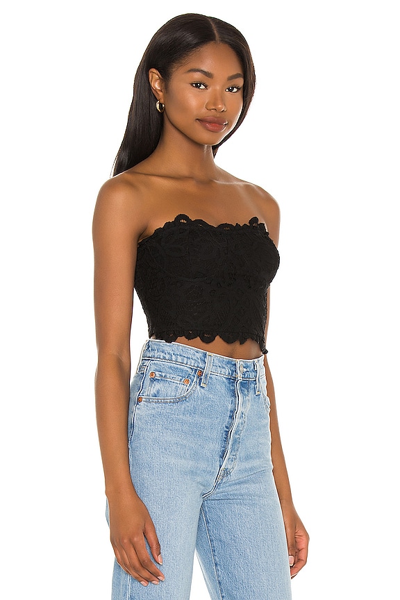 view 2 of 4 Adella Corset Bra in Black