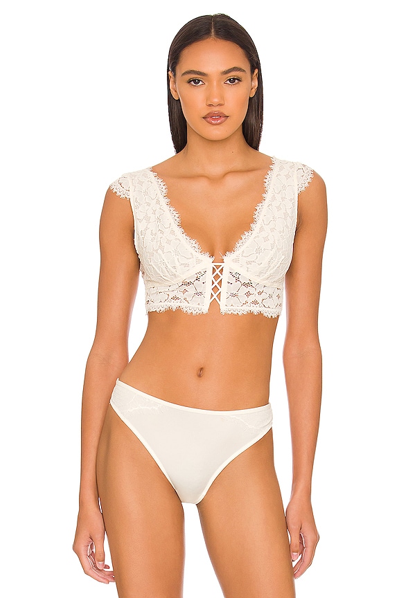 view 2 of 5 In The Cloud Longline Bralette in Ivory