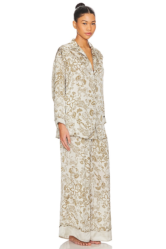 view 2 of 4 Dreamy Days Pajama Set in Earth Combo