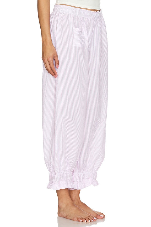 view 2 of 4 X Intimately FP Cloud Nine Pajama Set in Baby Pink Combo