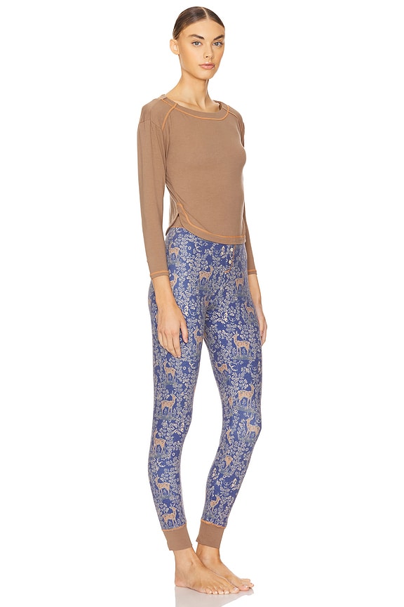 view 2 of 3 CHILL EVENING パジャマセット in Night Sky Combo