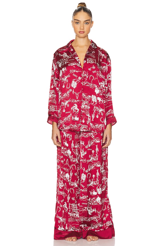 view 2 of 5 x Intimately FP x REVOLVE Dreamy Days Pj Set In Terracotta Combo in Terracotta Combo