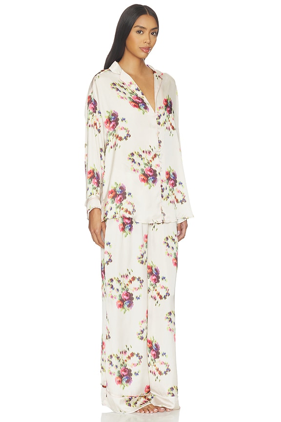 view 2 of 4 ÍNTIMO PAJAMA SET in Antique Ivory - Flor