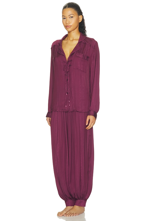 view 2 of 5 X Intimately Lets Sleep in Set in Velvet Cloak