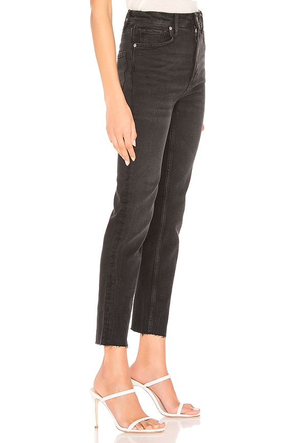 view 2 of 4 Hi Slim Straight Jean in Black