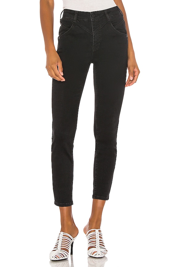 view 1 of 4 Riley Seamed Skinny in Black