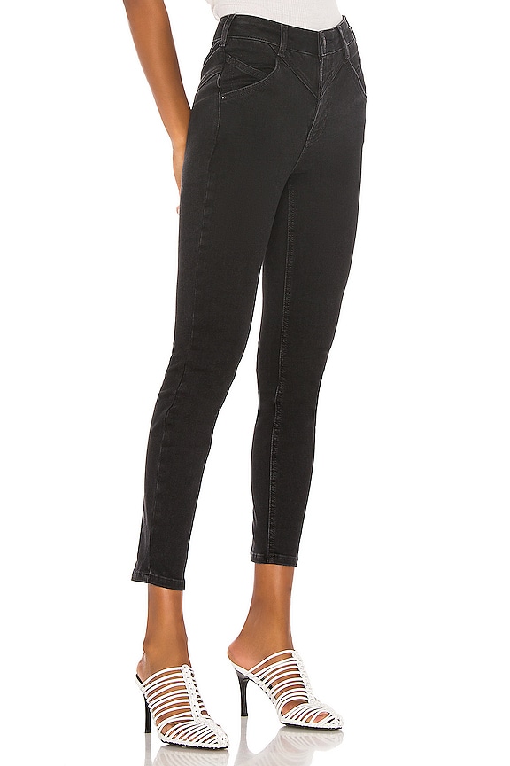 view 2 of 4 Riley Seamed Skinny in Black