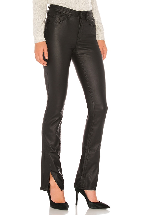 view 2 of 4 Spellbound Coated Bootcut Jean in Black