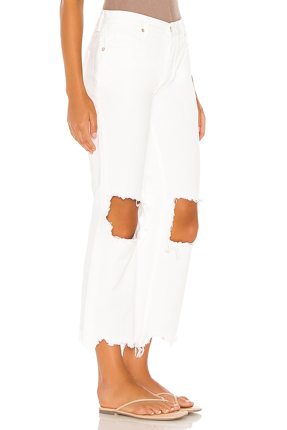 view 2 of 4 x We The Free Maggie Mid Rise Straight in Optic White