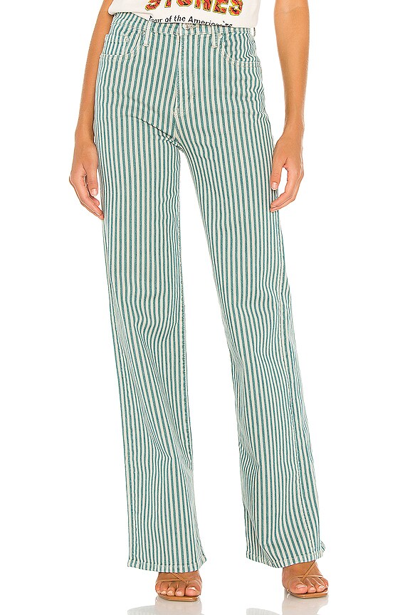 view 1 of 4 Astoria Wide Leg Jeans in Peppermint Stripe