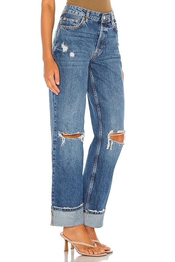 view 2 of 4 Wild Flower Jean in Pacific Blue