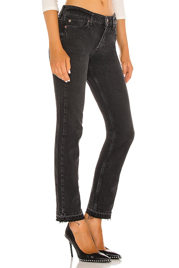view 2 of 4 JEAN BOYFRIEND CUFFED SLIM in Faded Black