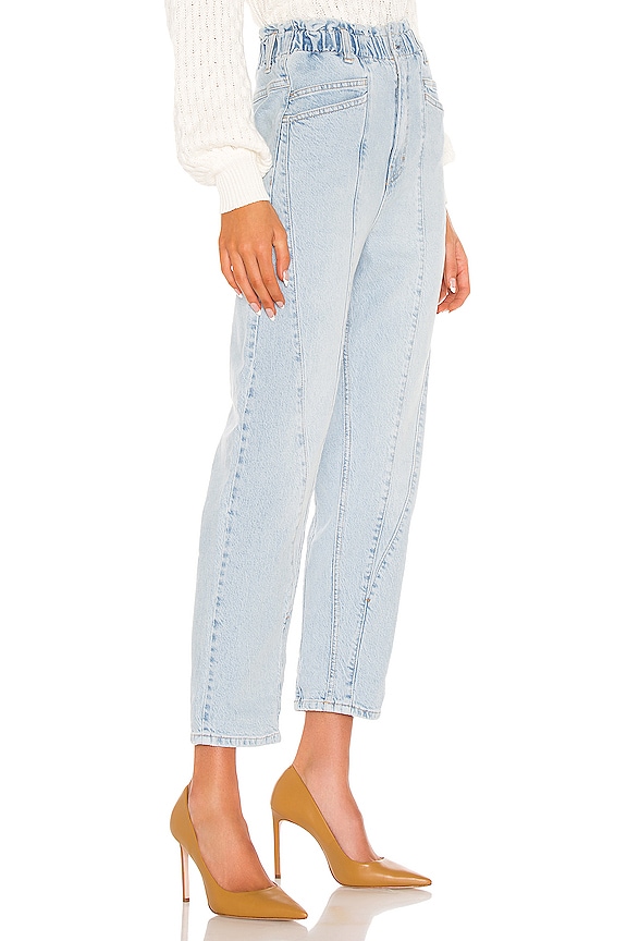 view 2 of 4 Powell Boyfriend Pull On Jean in Light Indigo