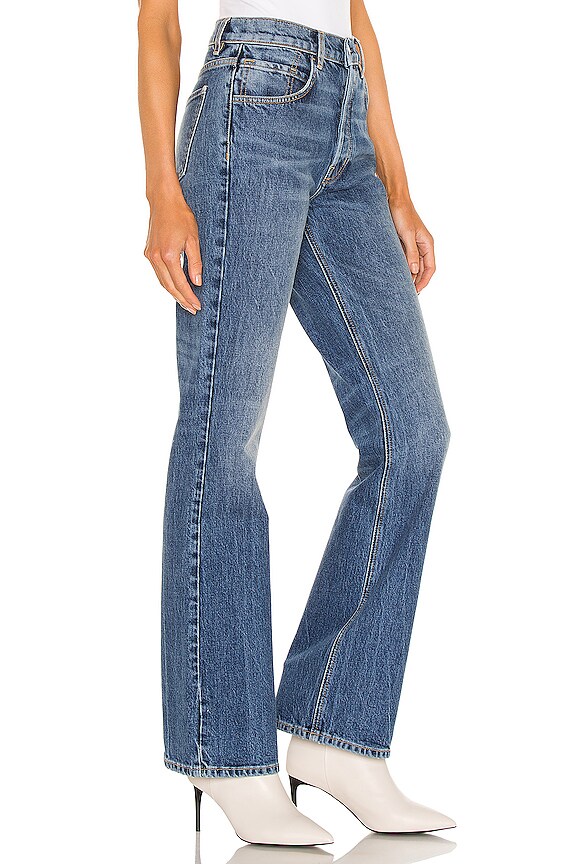 view 2 of 4 x We The Free French Girl Flare Jean in Aura Blue