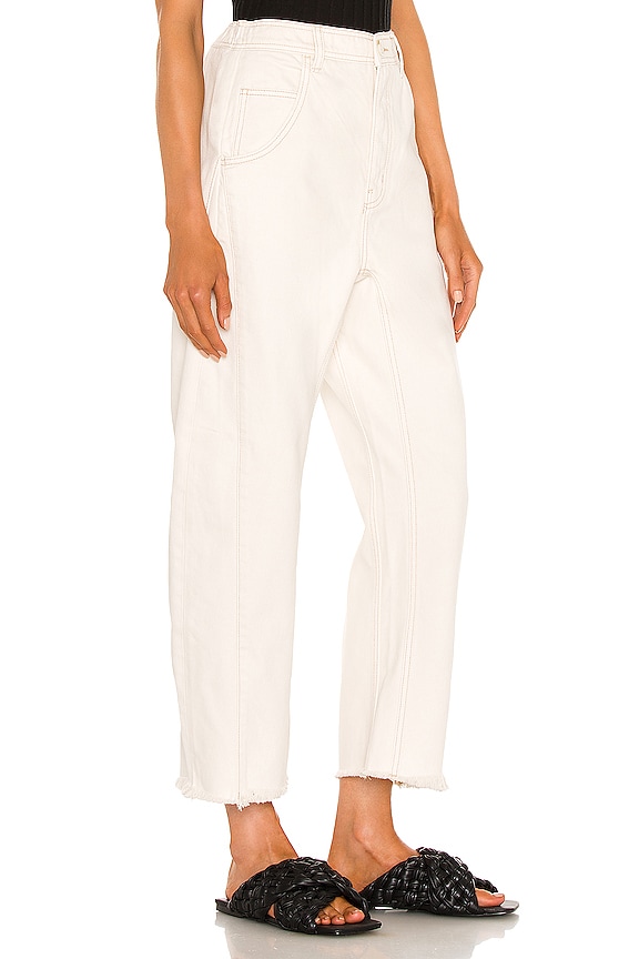 view 2 of 4 x We The Free Extreme Barrel Jean in Ecru