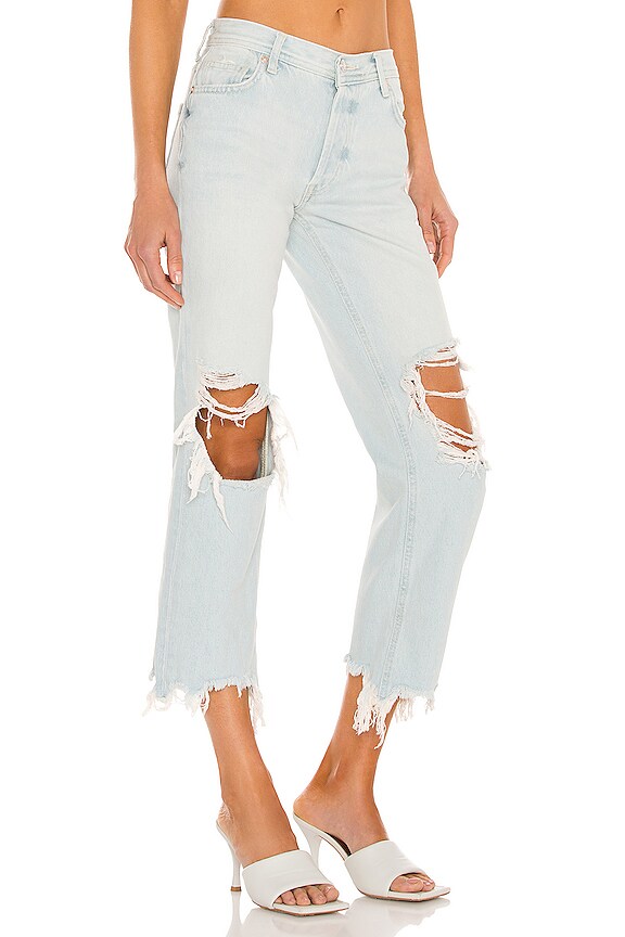 view 2 of 4 VAQUEROS DE ALTURA MEDIA MAGGIE in Paradise Blue