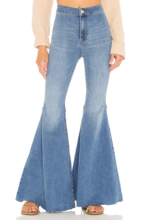 view 1 of 4 x We The Free Flare Float On Pant in Love Letters
