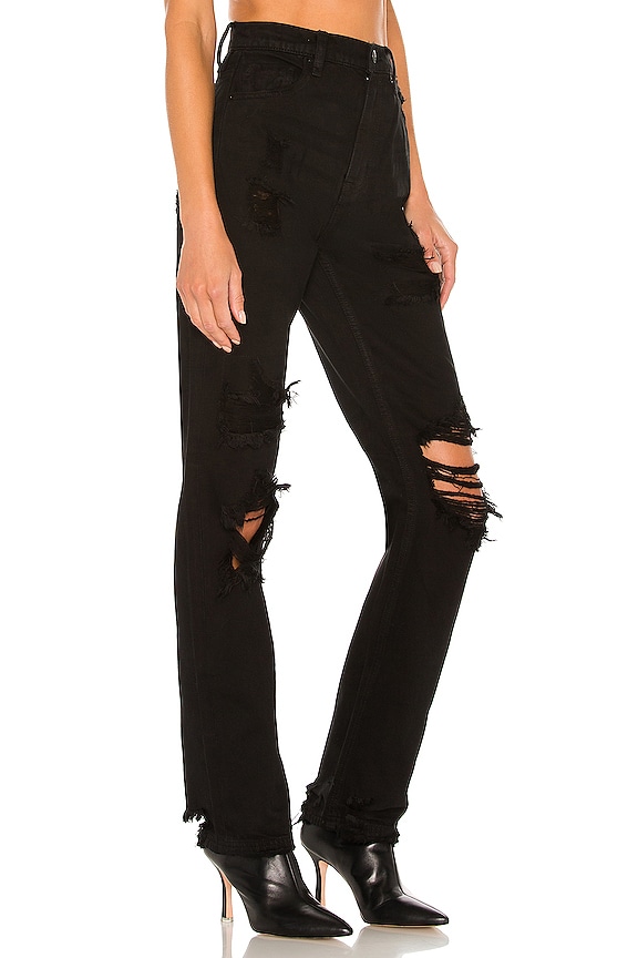 view 2 of 4 x We The Free CRVY Straight Shooter Jean in Saturated Black