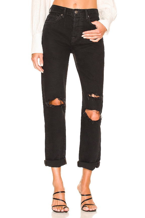 view 1 of 4 x We The Free Bren Boyfriend Jean in Black Magic