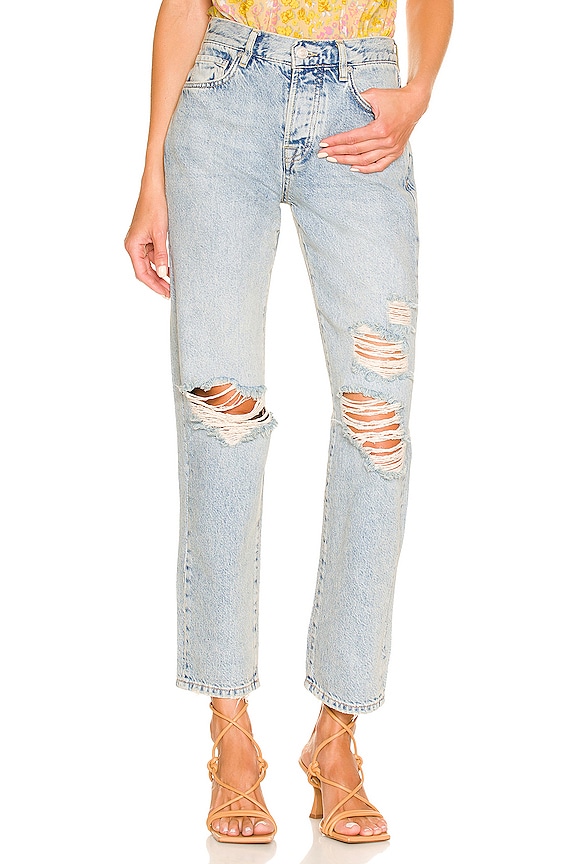 view 1 of 4 x We The Free Bren Boyfriend Jean in Sunbleached