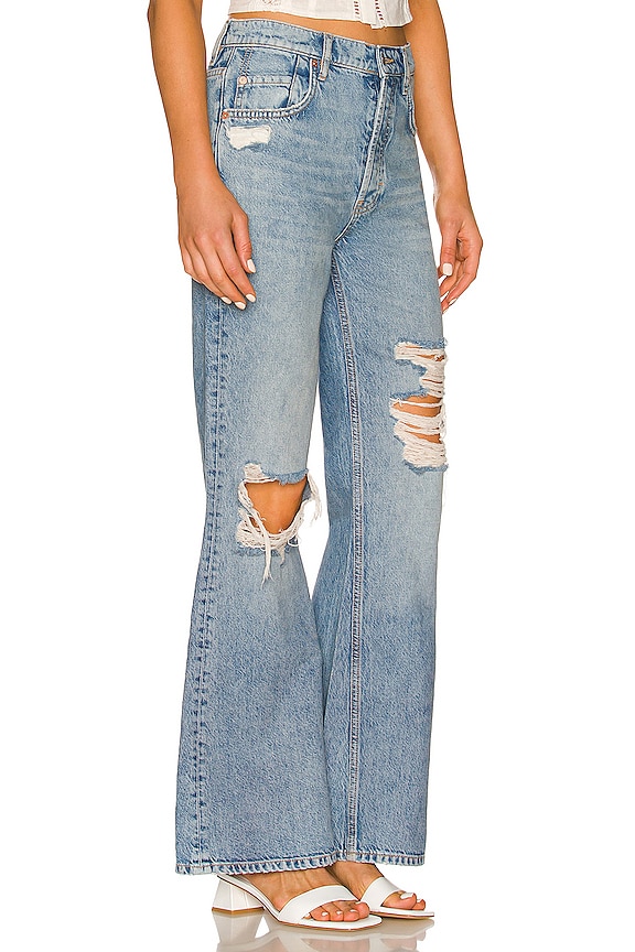 view 2 of 4 New Dawn Flare in Victoria Blue