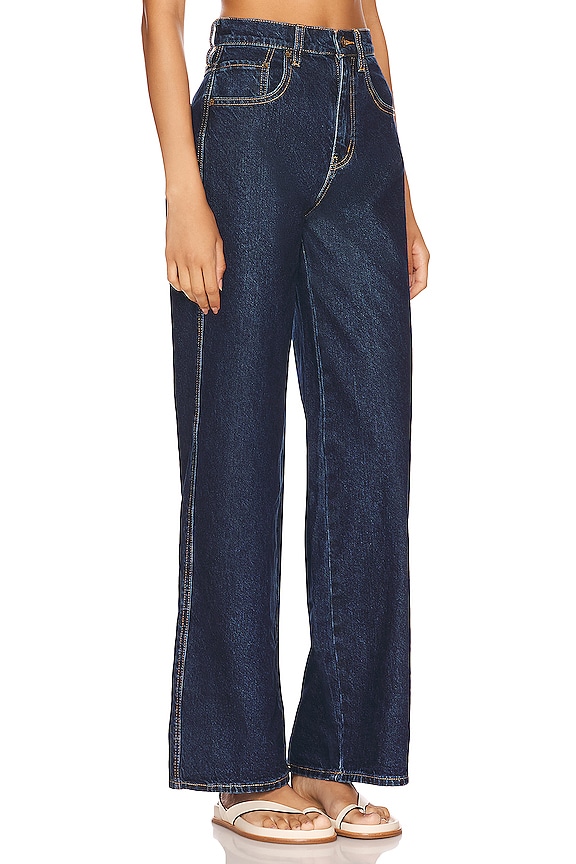 view 2 of 4 Curvy Gia Wide Leg in Baltic Blue