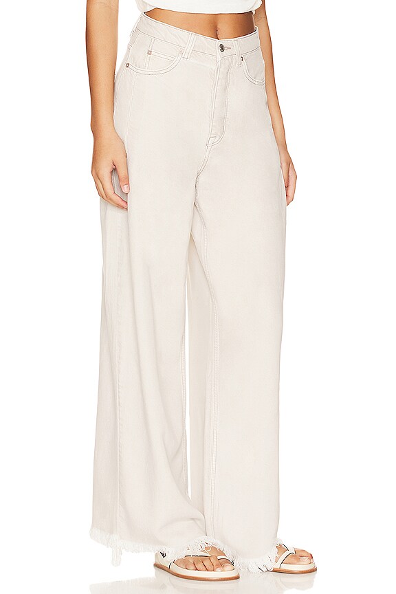 view 2 of 4 FREE PEOPLE OLD WEST 와이드 레그 in Mushroom