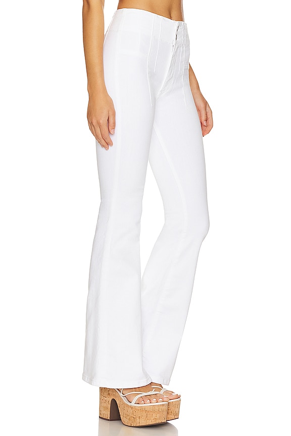view 2 of 4 Jayde Flare Jean in Pure White