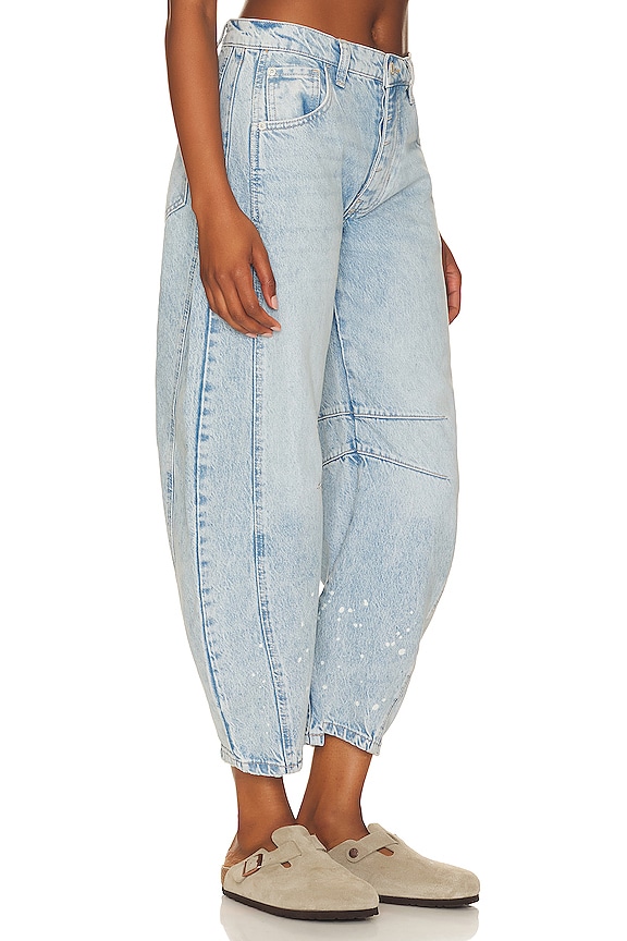 view 2 of 4 DENIM DE TIRO MEDIO WE THE FREE GOOD LUCK in Aegean