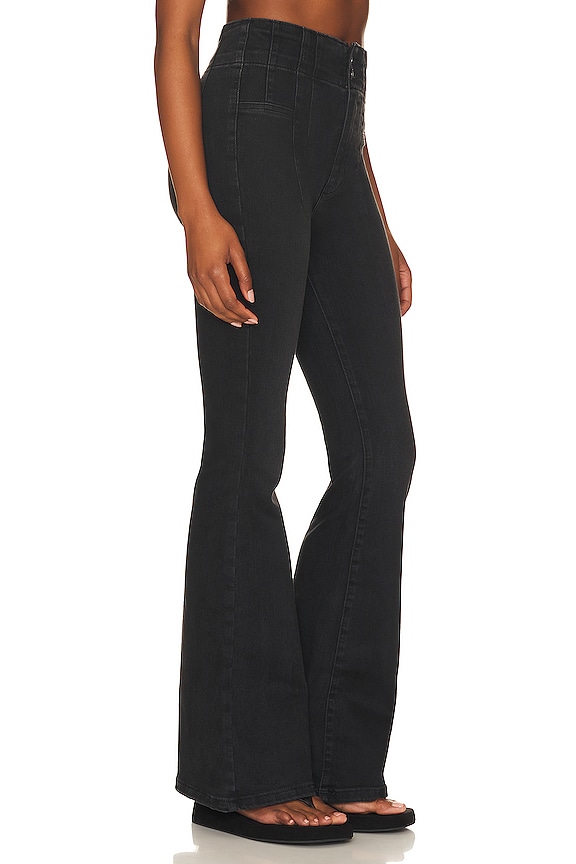 view 2 of 4 x We The Free Jayde Flare Jeans in Onyx