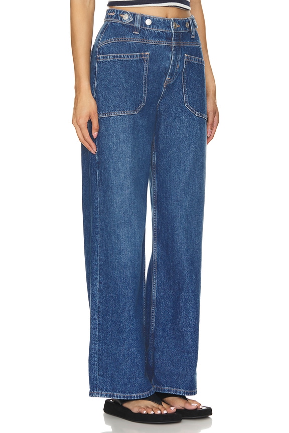 view 2 of 4 x We The Free Palmer Cuffed Jeans in Tunnel Vision