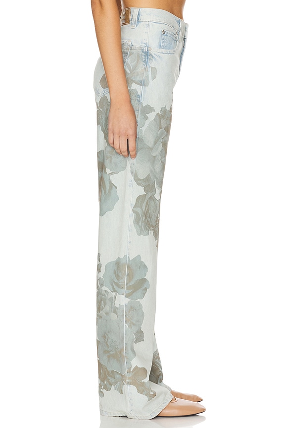 view 2 of 6 x We The Free Tinsley Printed Wide Leg Jeans in Daylight Combo