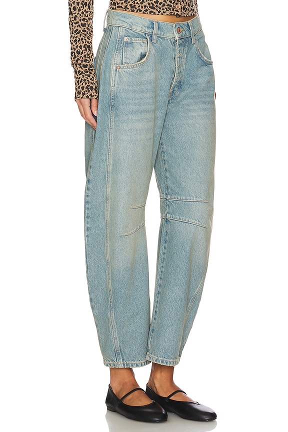 view 2 of 6 x We The Free Good Luck Mid Rise Barrel Jeans in Kismet