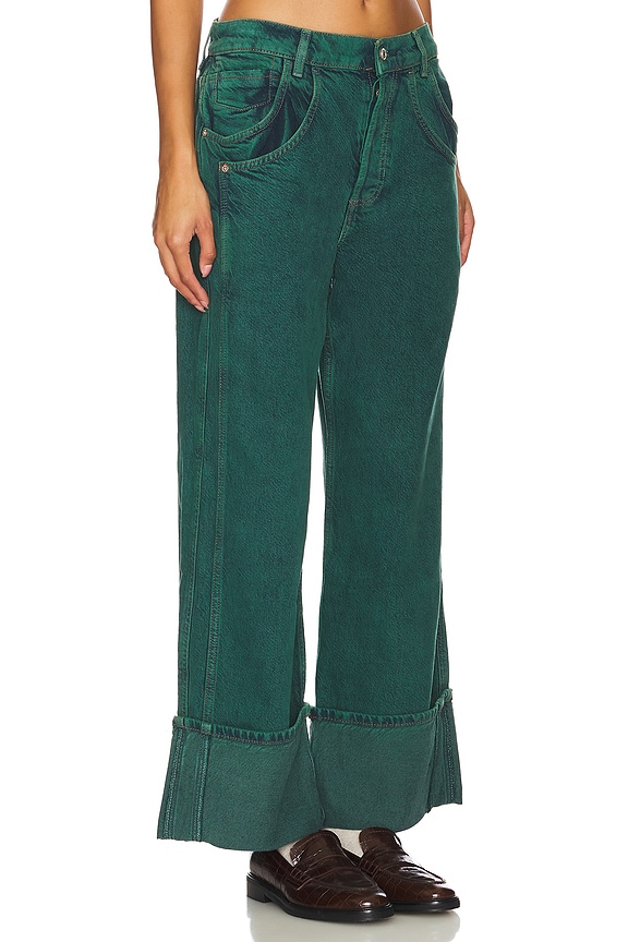 view 2 of 6 FREE PEOPLE FINAL COUNTDOWN ワイドレッグ in Luke Green