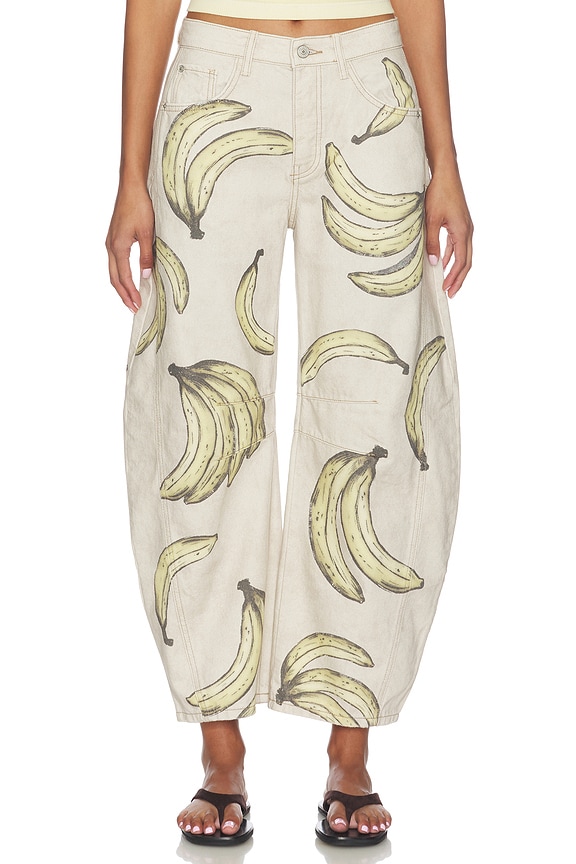 view 1 of 6 Good Luck Printed Jean in Go Bananas
