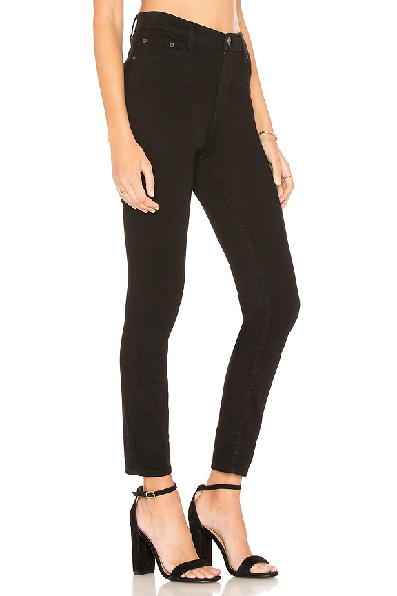 view 2 of 4 High Rise Long And Lean Jean in Black