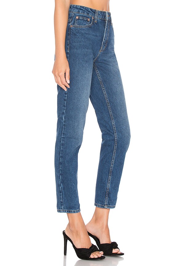 view 2 of 4 Tejanos de talle alto in Dark Denim