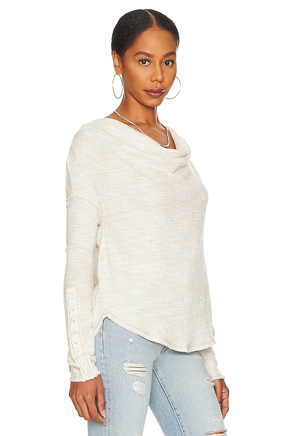 view 2 of 4 Misty Top in Swiss Coffee Combo