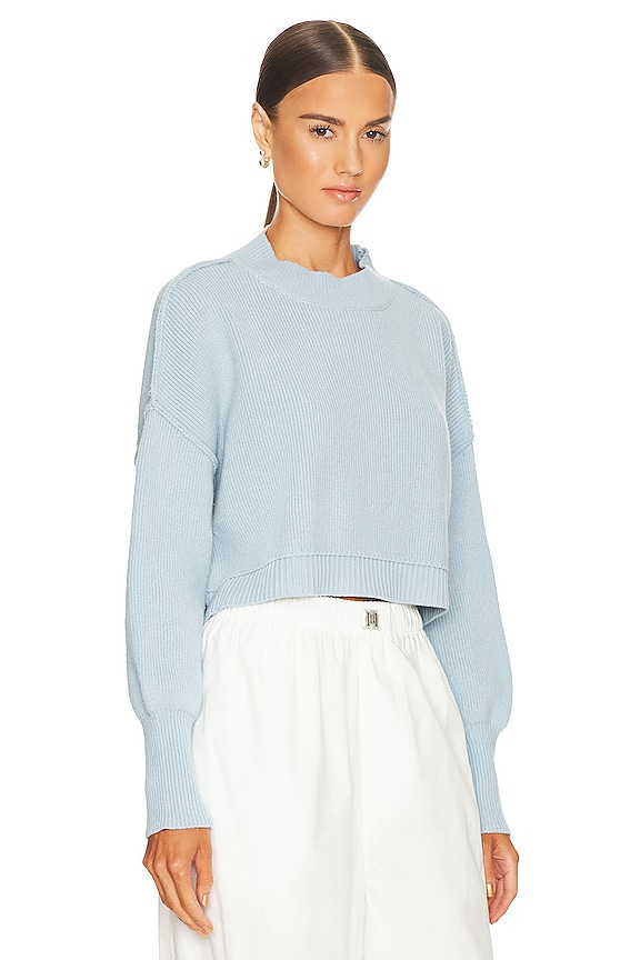 view 2 of 4 Easy Street Crop Sweater in Cloud Cruise