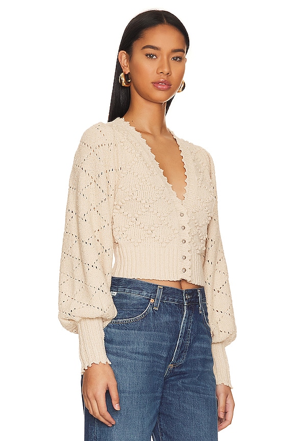 view 2 of 4 CÁRDIGAN FREE PEOPLE POLLY in Oatmeal