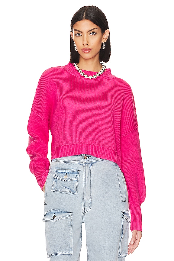 Free People Easy Street Sweater in Pink Firework | REVOLVE