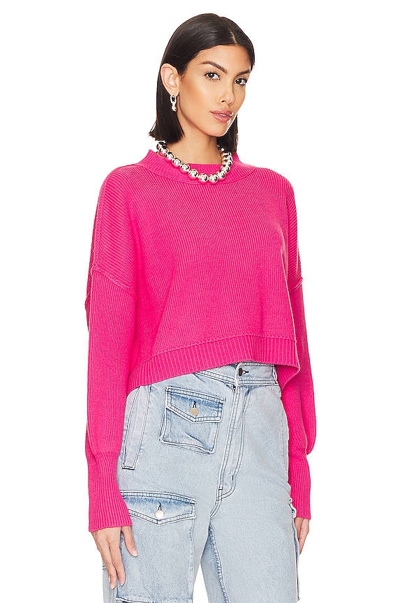 view 2 of 4 PULL FREE PEOPLE EASY STREET in Pink Firework