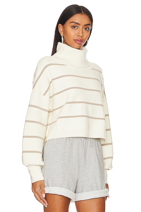 view 2 of 4 FREE PEOPLE PAULIE 스웨터 in Moonbeam Combo