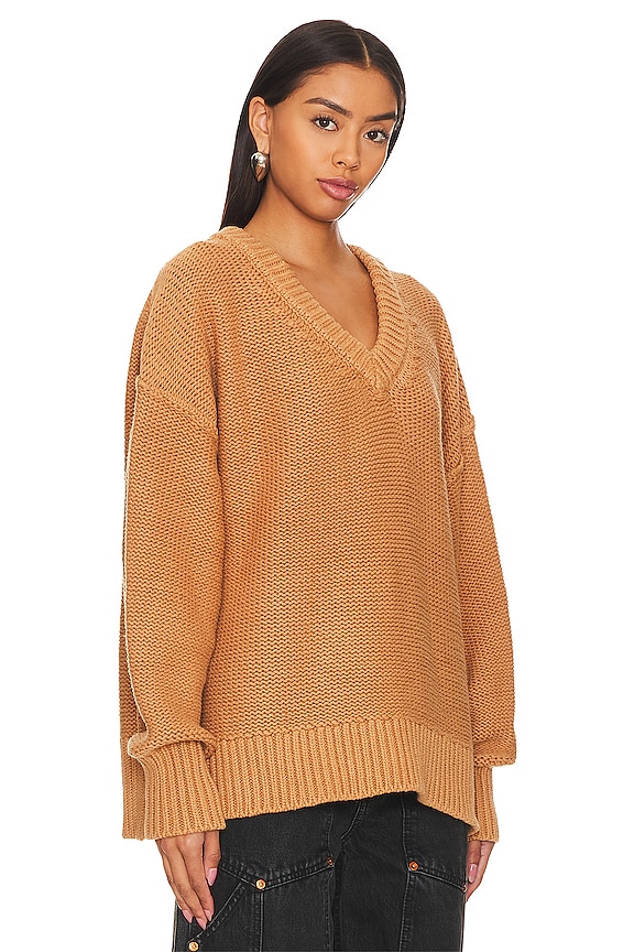 view 2 of 4 PULL ENCOLURE V FREE PEOPLE ALLI in Camel